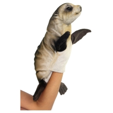 Мяка іграшка на руку Тюлень маленький, серія Puppet, 35 см. довжина, Hansa (8033)