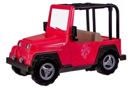 Our Generation™ | Vehicles for dolls Pink jeep with black frame BD37277Z (BD37277Z)