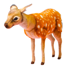Плямистий олень, 55 см, мяка реалістична іграшка Hansa (7803)