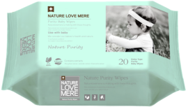Дитячі вологі серветки NATURE LOVE MERE Purity, 20 шт, Корея, NLM (0525)