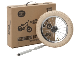 Extra wheel 12 for Trybike balance bike, beige, art. TBS-100-TKV