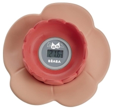 Beaba® | Термометр для ванной Лотос, коралл, Франция [920305]