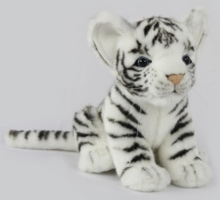 Мягкая игрушка HANSA Тигр (белый), 17см (7287)