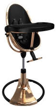 Стульчик детский Bloom Fresco ROSE GOLD BLACK (с вкладышем Midnight Black) США