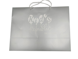 Branded Gift Bag KIDS REPUBLIC SILVER [40x30x17 cm]