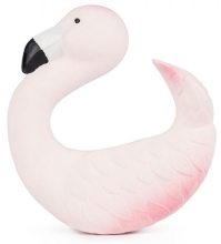 Hand toy - teether Flamingo Sky, Oli&Carol, natural rubber, art. L-FLAMINGO-UNIT