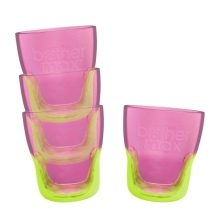 Тренувальний стакан Brother Max, 4 шт. в упаковці, рожевий/зелений (49800)