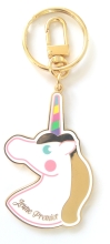 Jeune Premier Luxury pendant keychain for briefcases, bags, backpacks and keys Unicorn in gold