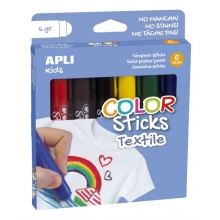 Apli Kids™ | Кольорові маркери 6 кольорів, Іспанія (17539)