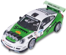 Race track model car SCX Scalextric 1:32 Porsche 911 RALLY Orriols