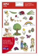 Stickers thematic training Spring, Apli Kids, 12 sheets, art. 11622