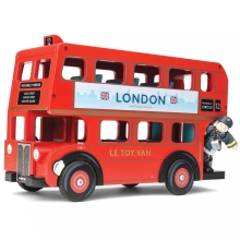 Іграшковий транспорт Лондонський автобус, Le Toy Van,  з водієм, арт. TV469