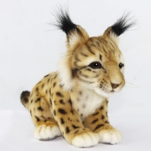 Plush Toy Cub of the Spanish lynx, Hansa, 26 cm, art. 7298