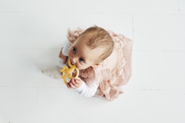 Игрушка-грызун MATCHSTICK MONKEY Маленькая Танцующая Обезьянка (цвет желтый, 10 см)