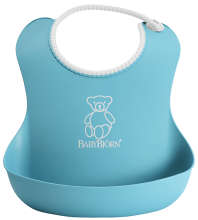 Мякий нагрудник-слинявчик бірюзовий, Baby Bjorn™ Швеція
