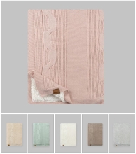 Детское трикотажное одеяло-плед 93х87 см FLEXI (2060)