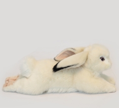 Plush Toy HANSA White rabbit, 40cm (6523)