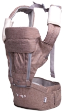 Bugs® Hypsit for transferring children 5in1 Smart Way - khaki
