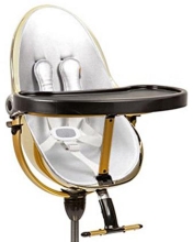 Highchair BLOOM™ FRESCO YELLOW GOLD [lunar silver]