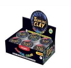 Paulinda® Розумний пластилін Thinking Clay Змінює колір 30г (жовтий/зелений)