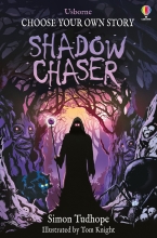 Kid book-game Shadow Chaser, Usborne, 288 pages.