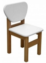 Стільчик Верес дерево/плівка МДФ білий, арт. 30.2.06
