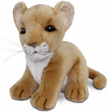 Realistic Plush Toy Lion cub, Hansa, 18 cm, art. 3422