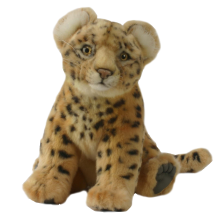 Мягкая игрушка Малыш леопарда, который сидит, Hansa, 27 см, арт. 4481