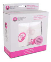 Набір пелюшок MATCHSTICK MONKEY зі 100% органічної бавовни Muslin 120х120 см (колір рожевий, 2 шт)