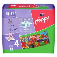 Підгузки Bella Baby Happy Maxi 8-18 кг 12 шт (5900516600372)