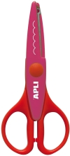 Ножницы зубцы, Apli Kids, 13 см, розовые, арт. 12819