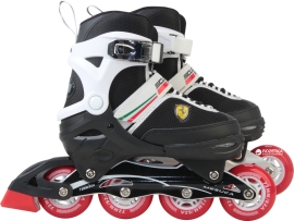 Ferrari® Adjustable Roller Skates white size 30-33 FK16, Italy