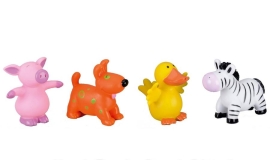 Spiegelburg® Гумова іграшка для ванни Сім друзів в ас.