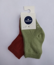 Baby socks Caramell (2 pairs) 6-12 months. (2504)