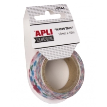 Apli Kids™ | Decorative tape: Flowers, 15 mm x 10 m, Spain (16544)