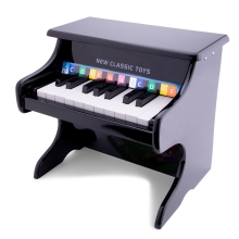 Kid piano, New Classic Toys, black, 18 keys, art. 10157