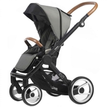 Mutsy Stroller Evo Urban Nomad Light Grey/Black Cognac