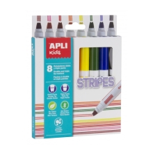 Apli Kids markers, 8 colors (16809)