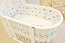 Ovalbed® Набор постельного 8 эл. Глазурь стежка сатин премиум