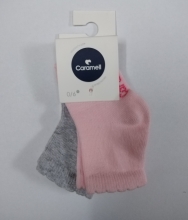 Baby socks Caramell (2 pairs) 0-6 months (2658)