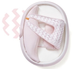 Mattress-cocoon for newborns KOKONANNY Pink wave