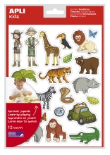 Stickers thematic training Jungle, Apli Kids, 12 sheets, art. 11445