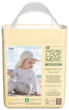 Подгузники-трусики детские Bamboo&Corn, Nature Love Mere, Размер XL [10-14 kg] 20шт