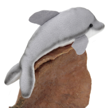 Plush Toy Dolphin flipper, Hansa, 20 cm, art. 3471