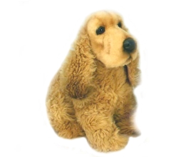 Plush Toy Cocker who sits, Hansa, 30 cm, art. 5038