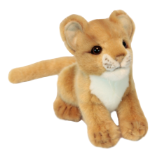 Plush Toy Lion cub, Hansa, 16 cm, art. 2452