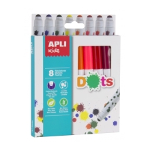 Apli Kids markers, 8 colors (16805)