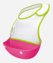 Brother Max bib and case, pink (71152PK2)