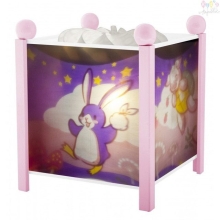 Волшебный ночник Кролик Пингви розовый, Trousselier™, Франция (4399Р12V)