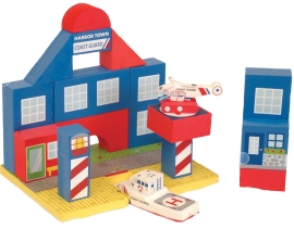 Just Think Toys Coast Guard Bath Floating Blocks (22087)